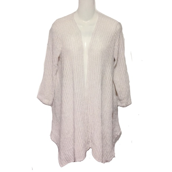 Chico’s Traveler White Knit Tilly Cardigan Jacket - Picture 7 of 7